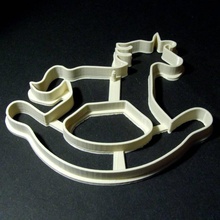 unicorn cookie cutter & garden cookiecutter 3d print model - Mito3D
