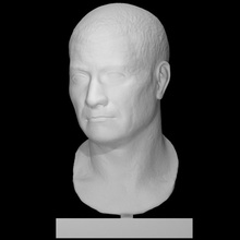 busto hombre escanear 3d print model - Mito3D
