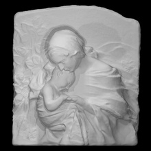 Madonna bambino scansione 3d print model - Mito3D