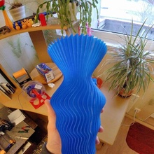 Karl spirale vase jardin 3d print model - Mito3D