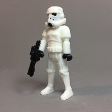stormtrooper fan art starwars articulated minifigure playaction 3d print model - Mito3D