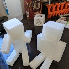 Steve Minecraft hayran Sanat 3d print model - Mito3D