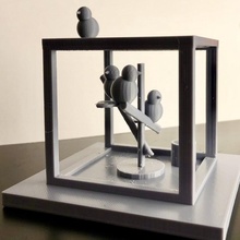 oiseau cage jouets Jeux 3d print model - Mito3D