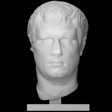 Marco vipsanius agripa escanear romano emperador general marcusagrippa 3d print model - Mito3D