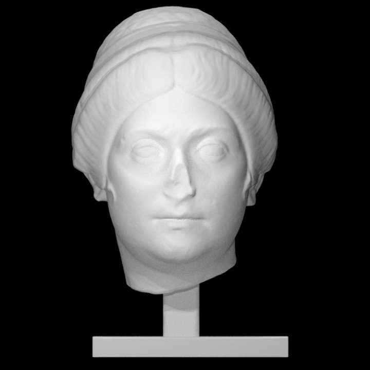 ritratto sconosciuto donna scansione 3D print model - Mito3D