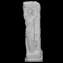 tomba stele alexandra scansione frammento 3d print model - Mito3D