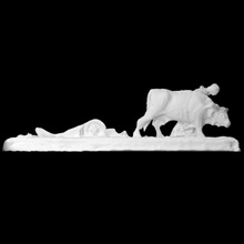 ploughing scan cattle peasant 3d print model - Mito3D