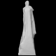 statue tombstone mrs humpal-zemanov scan woman 3d print model - Mito3D