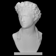 augustus civic crown 2 scan roman emperor 3d print model - Mito3D