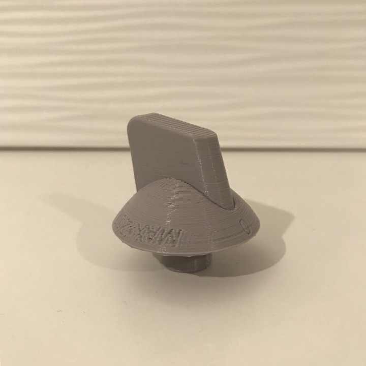 oven temperature knob - zanussi zbf 360 spare parts kitchen cooker zanussizbf360 1273555pm 3D print model - Mito3D