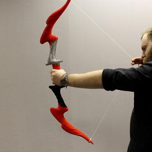 nightingale bow skyrim office Kriegsführung props cosplay mechanisch arbeiten ninjaflex Bogen Nachtigall graviert 3d print model - Mito3D