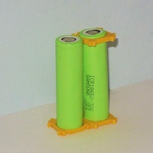 18650 batteria cellula distanziatore gadget elettronica Batteria 3d print model - Mito3D