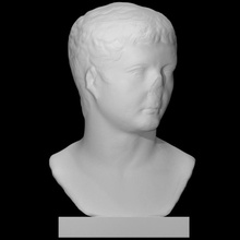 Tibério Varredura romano imperador 3d print model - Mito3D