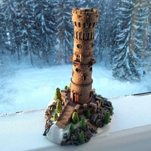 miniatura attenzione Torre giocattoli Giochi architettura struttura castello diorama 3d print model - Mito3D