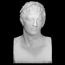 Ptolomeo ii Filadelfo escanear Egipto Rey 3d print model - Mito3D