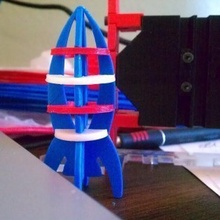 bolso foguete brinquedos jogos impressão enigma pequeno brinquedo suporte autocad 3d print model - Mito3D