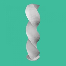alta espiral vaso tinkercad 3d print model - Mito3D