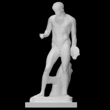 discus lanciatore scansione corpo uomo atleta 3d print model - Mito3D