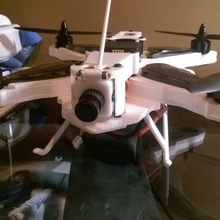 augmenter RXD250 quadcopter canopée gadgets électronique caméra cage drone cameramount 3d print model - Mito3D
