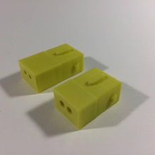 psa peugeot citroen 2 pin connector plug amp tyco spare parts car electronics automotive 3d print model - Mito3D