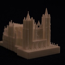 le katedral mimari Sanat gotik yapı tapınak şakak mabet kilise Avrupa ispanya Leon vensi catedral espa 3d print model - Mito3D