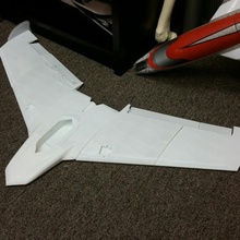 vôo asa mod gasba aparelhos eletrônicos avião zangão 3d print model - Mito3D