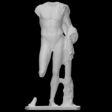 masculino corpo Varredura fragmento 3d print model - Mito3D