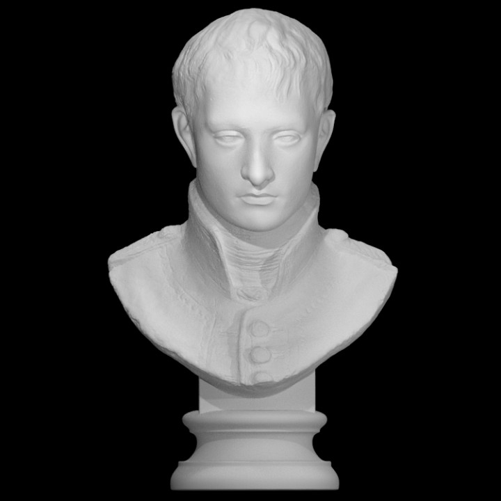 napoleon bonaparte scan portrait emperor french 3D print model - Mito3D