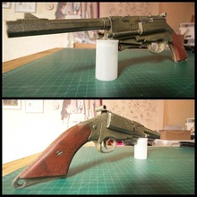 Malcolm Reynolds Musa Kardeşler savunma motor sınır model sahne Kostüm oyunu tabanca el silah bilimkurgu huzur ateş böceği revolver 3d print model - Mito3D