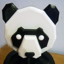 animais selvagens fundo panda moeda banco jardim cofrinho Red Bull esso 3d print model - Mito3D
