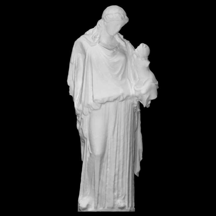 eirene ploutos scansione donna neonato sconosciuto 3D print model - Mito3D