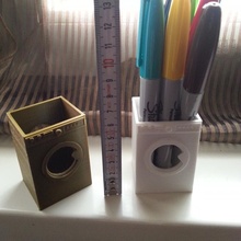 caneta Panela lápis lavando máquina estilo GIS cera stylo Laver jardim marcador Potacrayon 3d print model - Mito3D