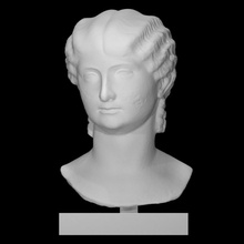 unknown roman woman scan bust portrait 3d print model - Mito3D