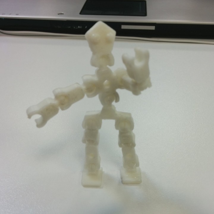 robo robot fan art figurine robot poseable robo 3D print model - Mito3D