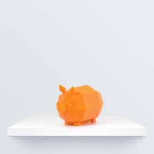 poly piglet toys & games animal cerdito 3d print model - Mito3D