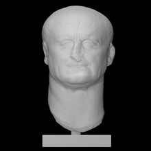vespasiano scansione romano imperatore Verspasian 3d print model - Mito3D