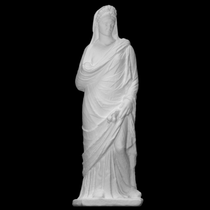 statue woman ceres scan 3D print model - Mito3D