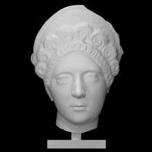 empress plotina scan portrait roman woman 3d print model - Mito3D
