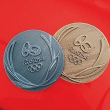olympics medal - rio 2016 sports & outdoor 3d print model - Mito3D