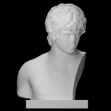 antinous scan greek man male youth 3d print model - Mito3D
