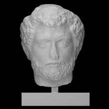 portrait man scan head unknown 3d print model - Mito3D
