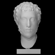 portrait young man scan head youthmale 3d print model - Mito3D