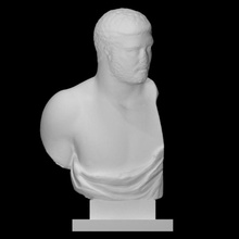 bust roman scan man portrait male unknown 3d print model - Mito3D