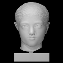 testa ragazzo scansione bambino 3d print model - Mito3D