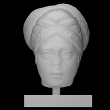 head woman scan unknown 3d print model - Mito3D