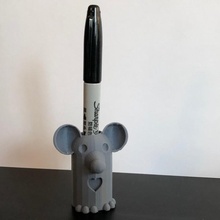 mouse pencil holder & garden 3d print model - Mito3D