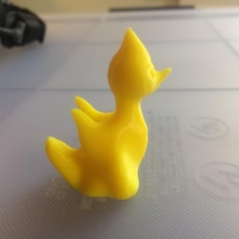 pissed duck 1 crazy creature series toys & games miniature joke pissedoffduck crazycreatureseries 3d print model - Mito3D