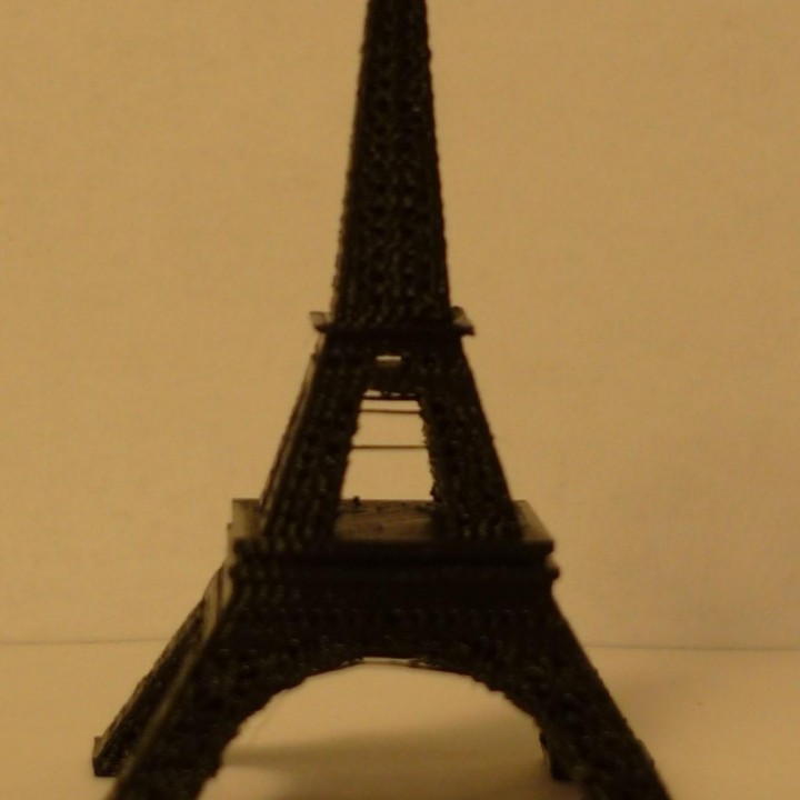 Eiffel tour agrafe mode accessoires architecture art conception Paris monument France pays 3D print model - Mito3D