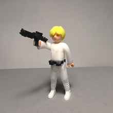 Luke skywalker jouets Jeux guerres étoiles articulé figurine playaction 3d print model - Mito3D