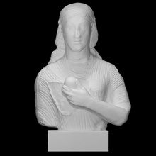 kore scan greek sculpture woman young 3d print model - Mito3D